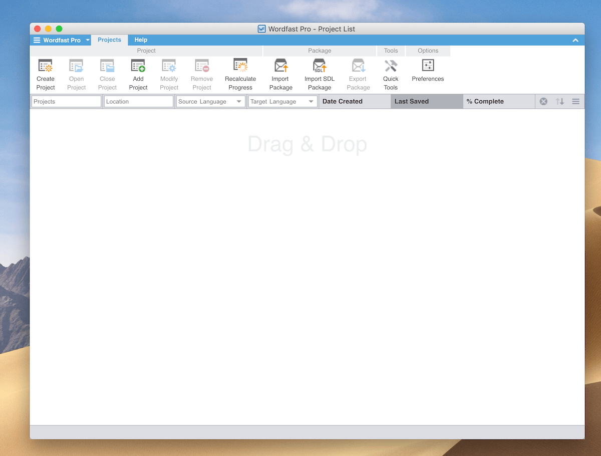 Wordfast Pro 5.6.0 – The latest standalone tool and TM platform designed. ekran görüntüsü