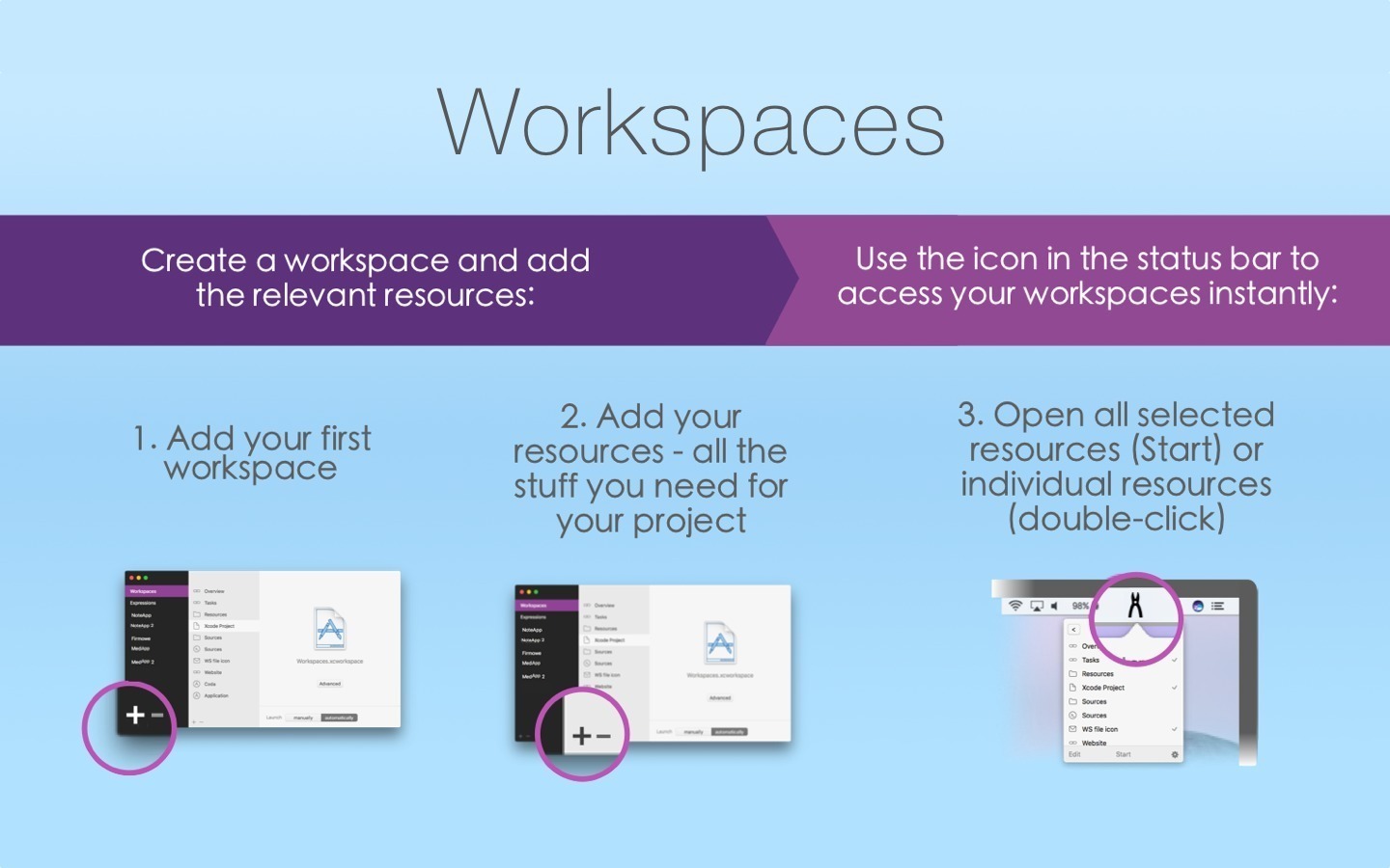 Workspaces 2.2 ekran görüntüsü